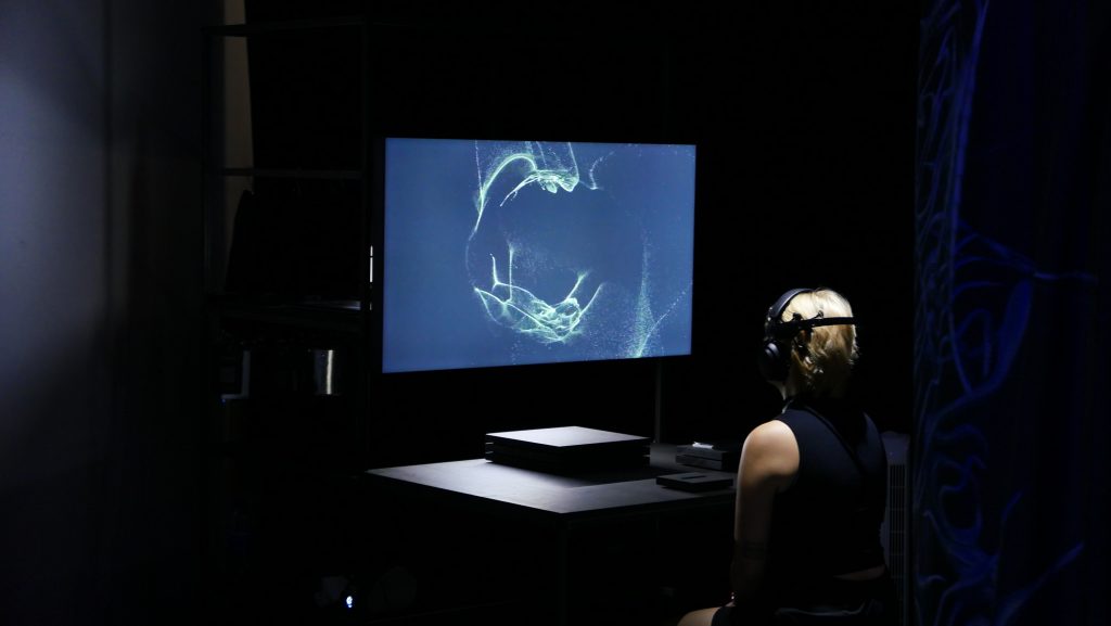 nexus EEG Installation at Ars Electronica