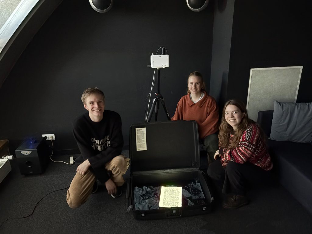 Gisela Waskow Projection Mapping Installation with the three creators